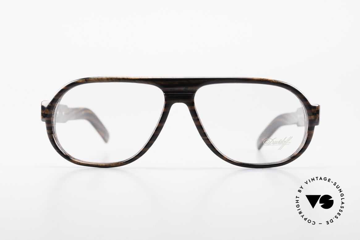 Davidoff 100 90's Men's Vintage Glasses, rare and very elegant eyeglasses-frame by DAVIDOFF, Made for Men
