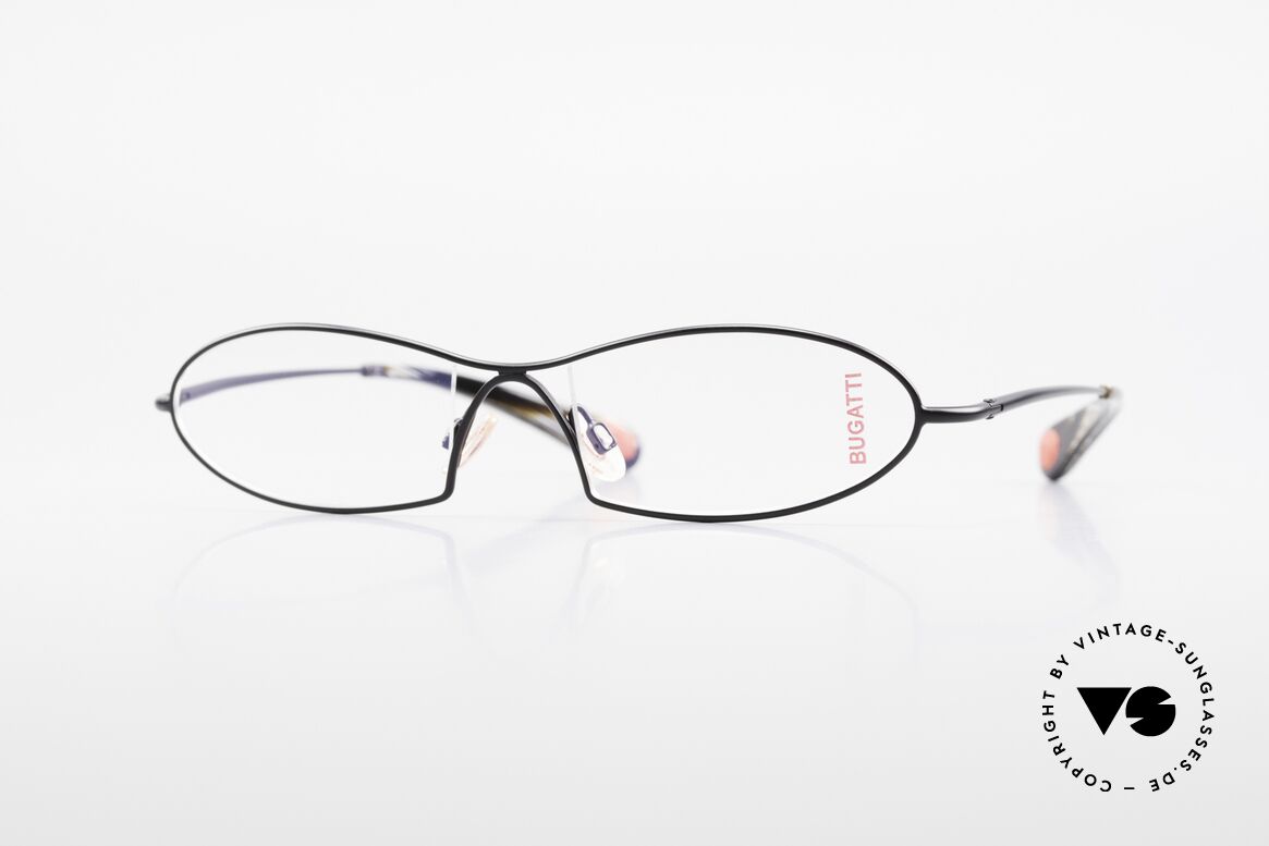 Bugatti 343 Odotype Vintage Men's Designer Frame, original BUGATTI high-tech eyeglass-frame, Made for Men