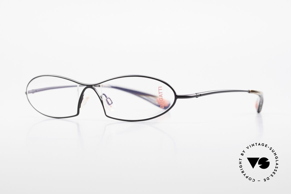 Bugatti 343 Odotype Vintage Men's Designer Frame, ergonomic metal frame with spring hinges, Made for Men