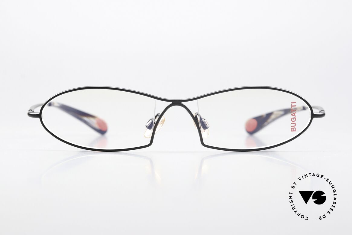 Bugatti 343 Odotype Rare Men's Designer Specs, original BUGATTI high-tech eyeglass-frame, Made for Men