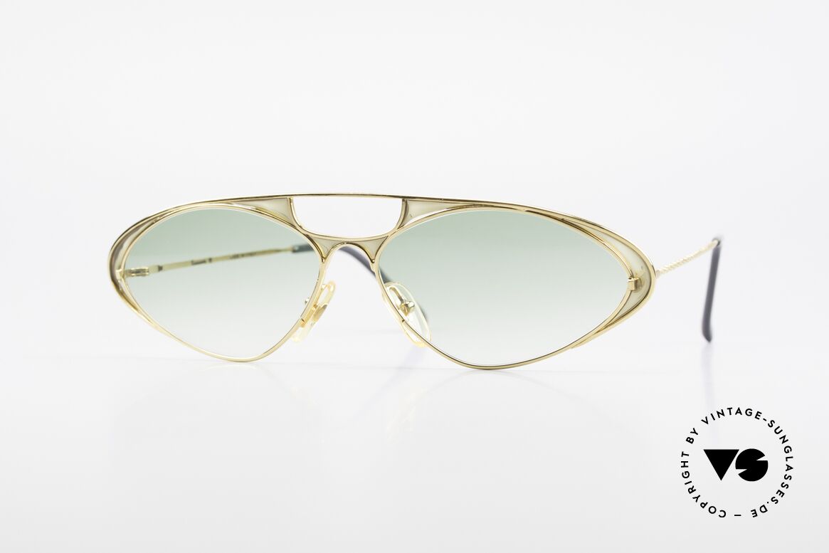 Casanova LC8 Murano Glass Luxury Shades, glamorous CASANOVA sunglasses from around 1985, Made for Women