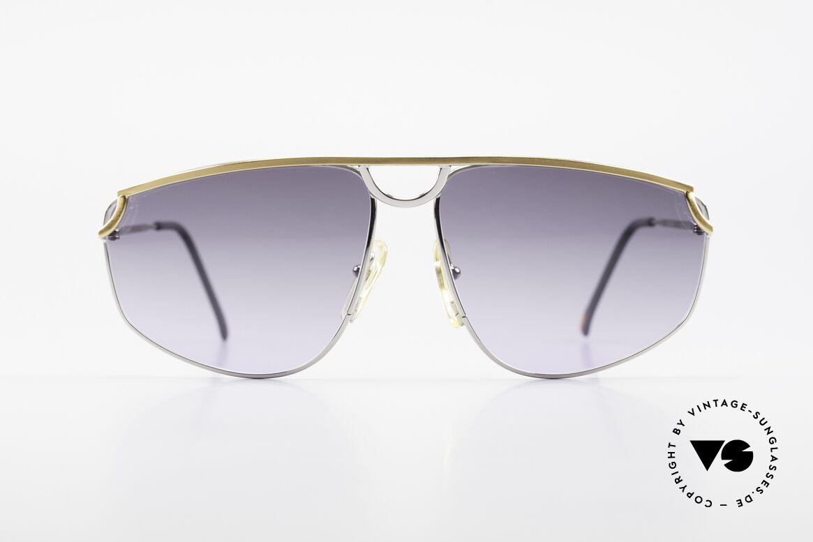 Casanova DSC9 Rare Aviator Style Sunglasses, titanium frame with gold-plated bridge and temples, Made for Men and Women