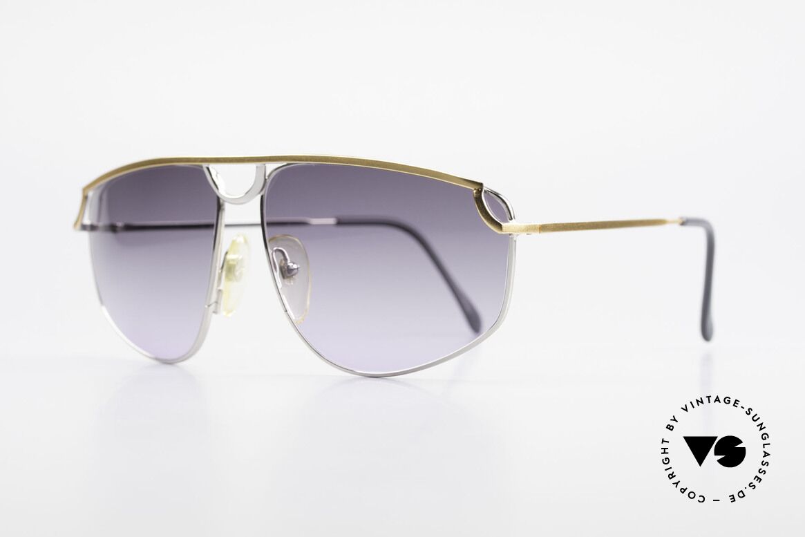Casanova DSC9 Rare Aviator Style Sunglasses, gray-purple gradient lenses (eye-catching; 100% UV), Made for Men and Women