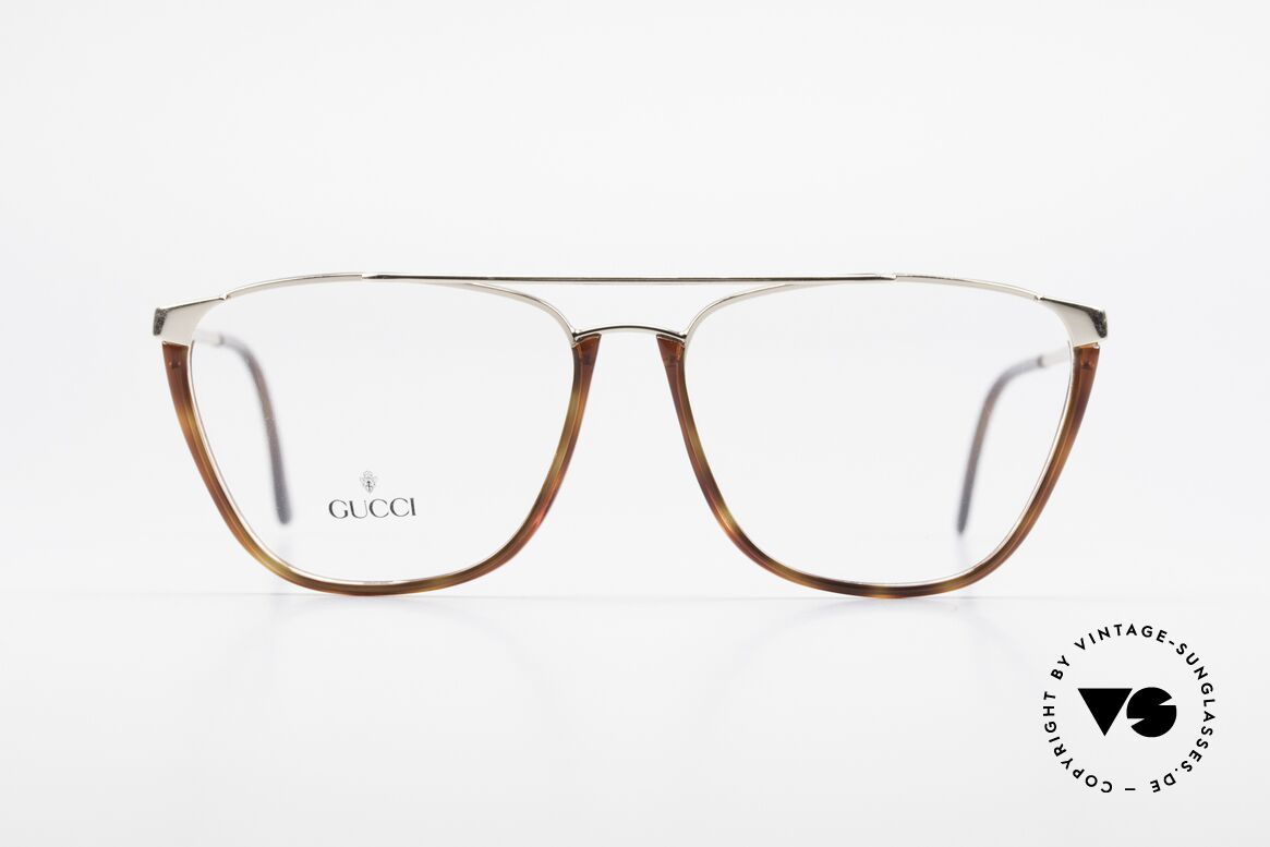 Gucci 1308 90's Designer Eyeglass-Frame, vintage GUCCI luxury eyeglasses from Italy, Made for Men and Women