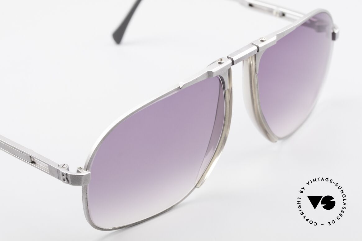 Willy Bogner 7023 Adjustable Sunglasses 80's, unworn (like all our vintage sunglasses by W. BOGNER), Made for Men