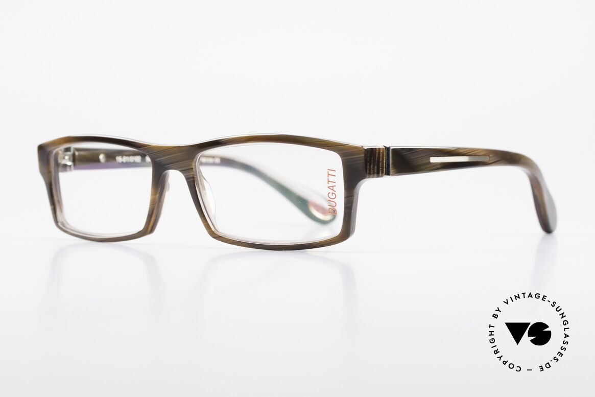 Bugatti 486 Striking Luxury Men's Glasses, 1. class wearing comfort thanks to spring hinges, Made for Men