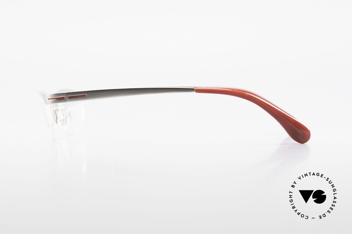 Bugatti 497 Palladium Vintage Frame Nylor, satin-palladium finish = pure luxury glasses!, Made for Men