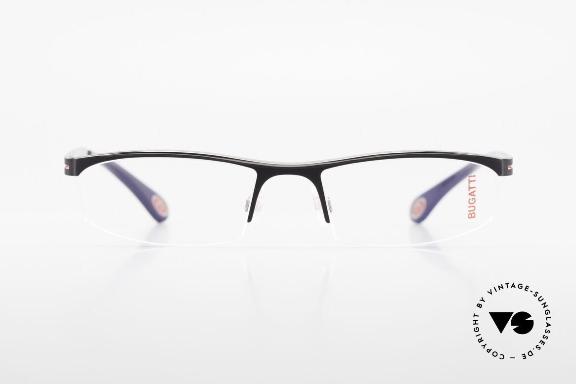 Bugatti 495 Luxury Nylor Frame Gentlemen, Bugatti glasses, model 495, 031, L, size 55/19, Made for Men