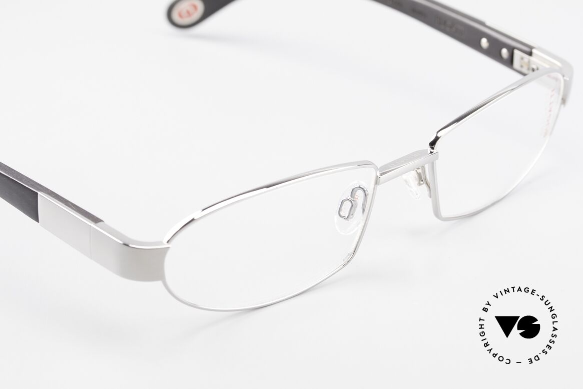 Bugatti 530 Ebony Titan Ruthenium Frame, Size: medium, Made for Men