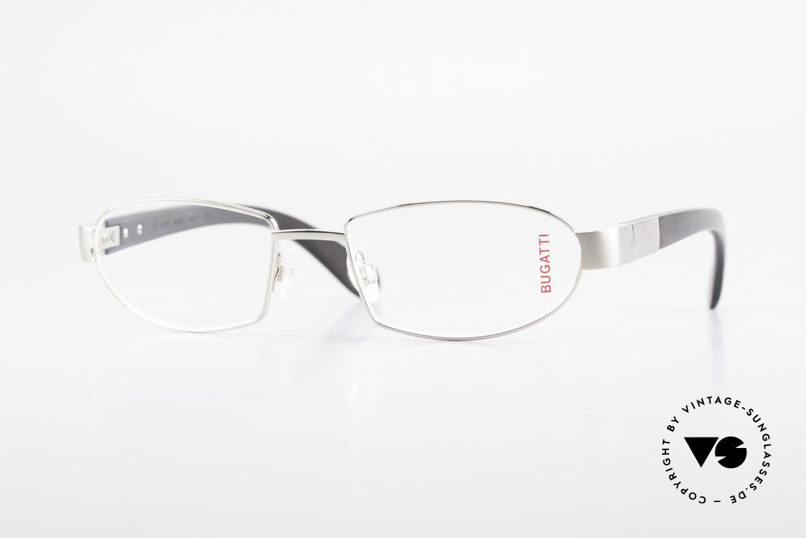 Bugatti 530 Ebony Titan Palladium Frame, luxury eyeglasses by BUGATTI, TOP-NOTCH quality, Made for Men