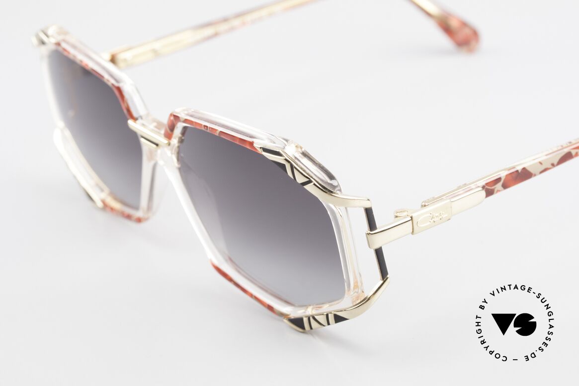 Cazal 355 Spectacular Cazal Sunglasses, color: grenadine-sand mottled / crystal / black / gold, Made for Women