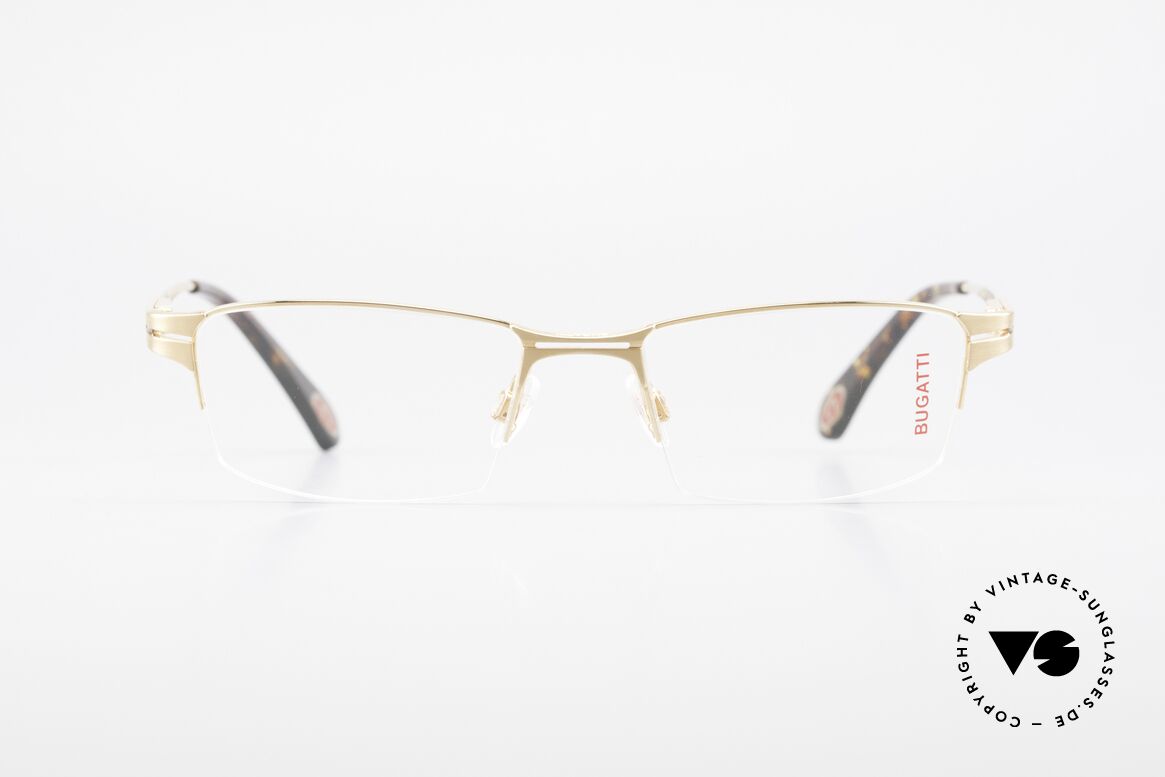 Bugatti 456 Nylor Titan Frame Gold-Plated, titanium frame (in XLarge size) is 22ct gold-plated, Made for Men