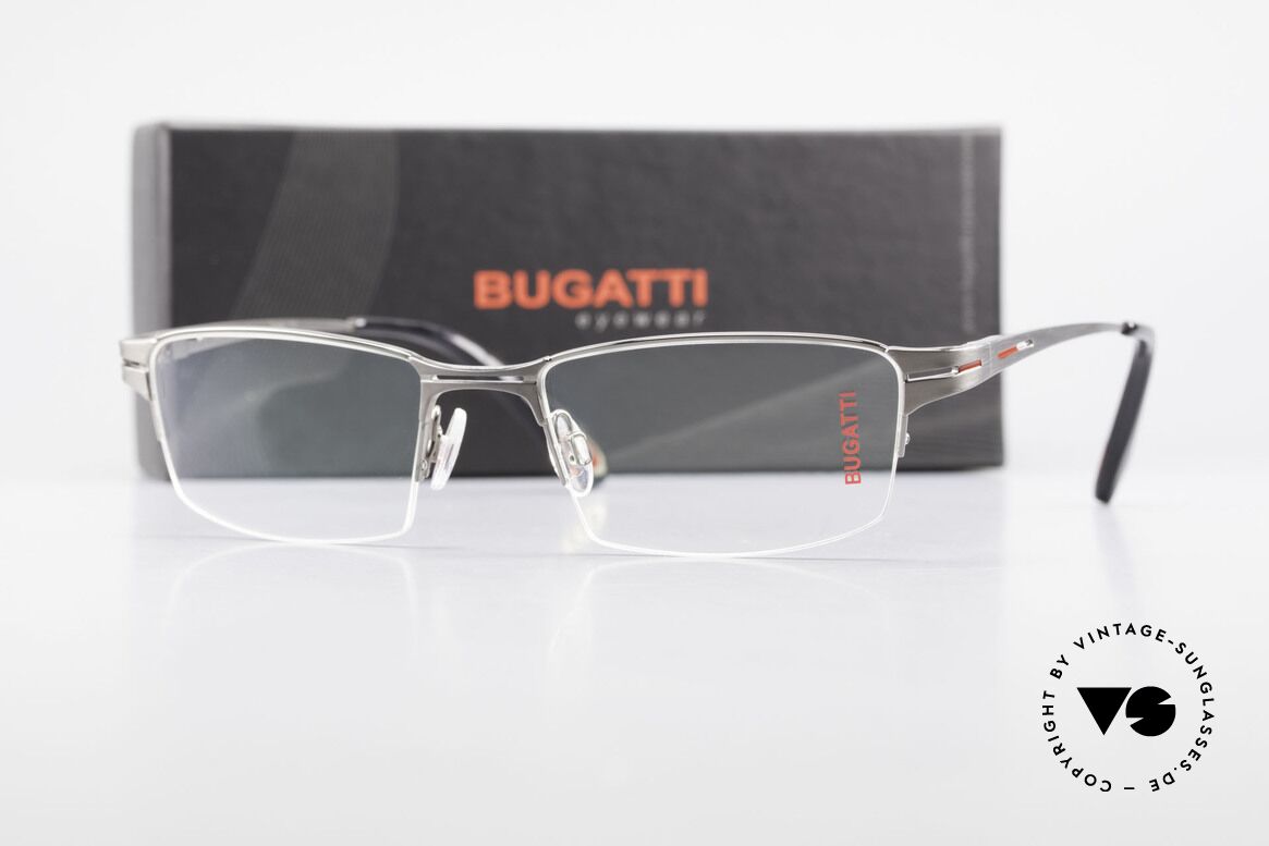 Bugatti 456 Nylor Titan Frame Ruthenium, Size: large, Made for Men