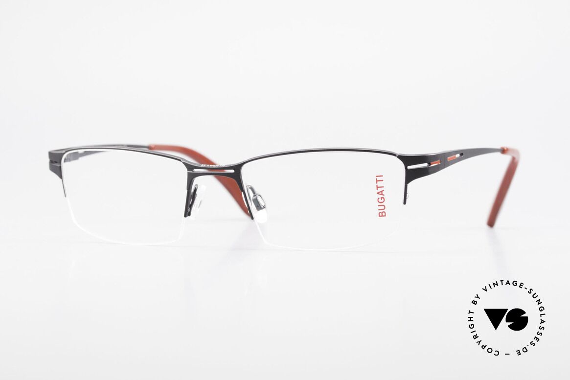 Bugatti 456 Titanium Eyeglass-Frame Nylor, original, vintage NYLOR eyeglass-frame by Bugatti, Made for Men