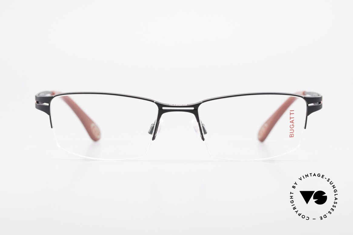 Bugatti 456 Titanium Eyeglass-Frame Nylor, original, vintage NYLOR eyeglass-frame by Bugatti, Made for Men
