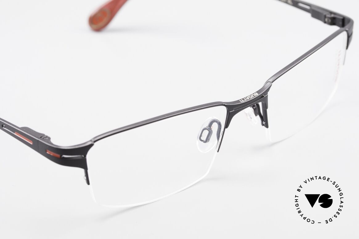 Bugatti 456 Titanium Eyeglass-Frame Nylor, unworn (like all our rare vintage Bugatti eyeglasses), Made for Men