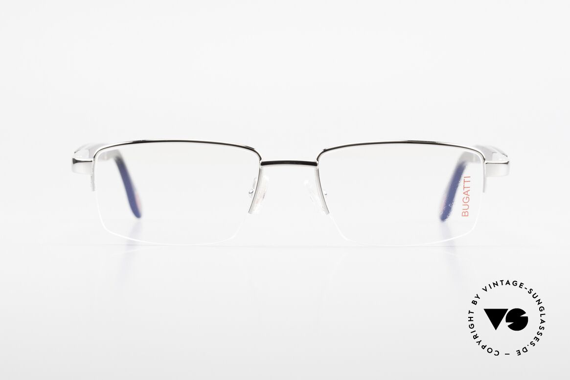Bugatti 547 Precious Ebony Palladium M, the luxury frame (M size 54/19) is Palladium-PLATED, Made for Men