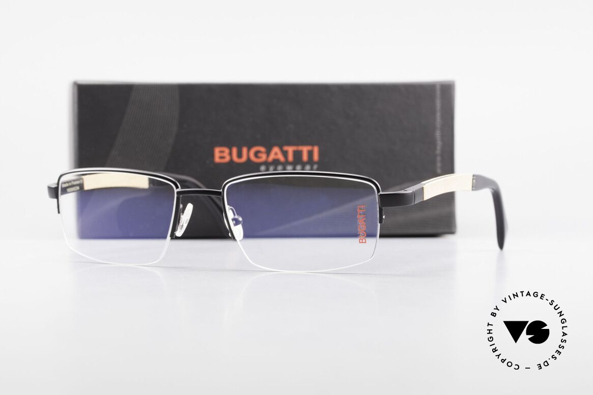 Bugatti 547 Walnut Wood Luxury Glasses L, Size: large, Made for Men