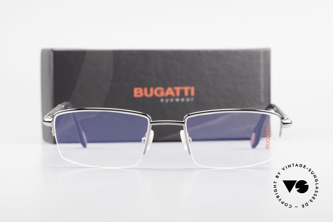 Bugatti 535 Horn Nylor Glasses Palladium, Size: medium, Made for Men