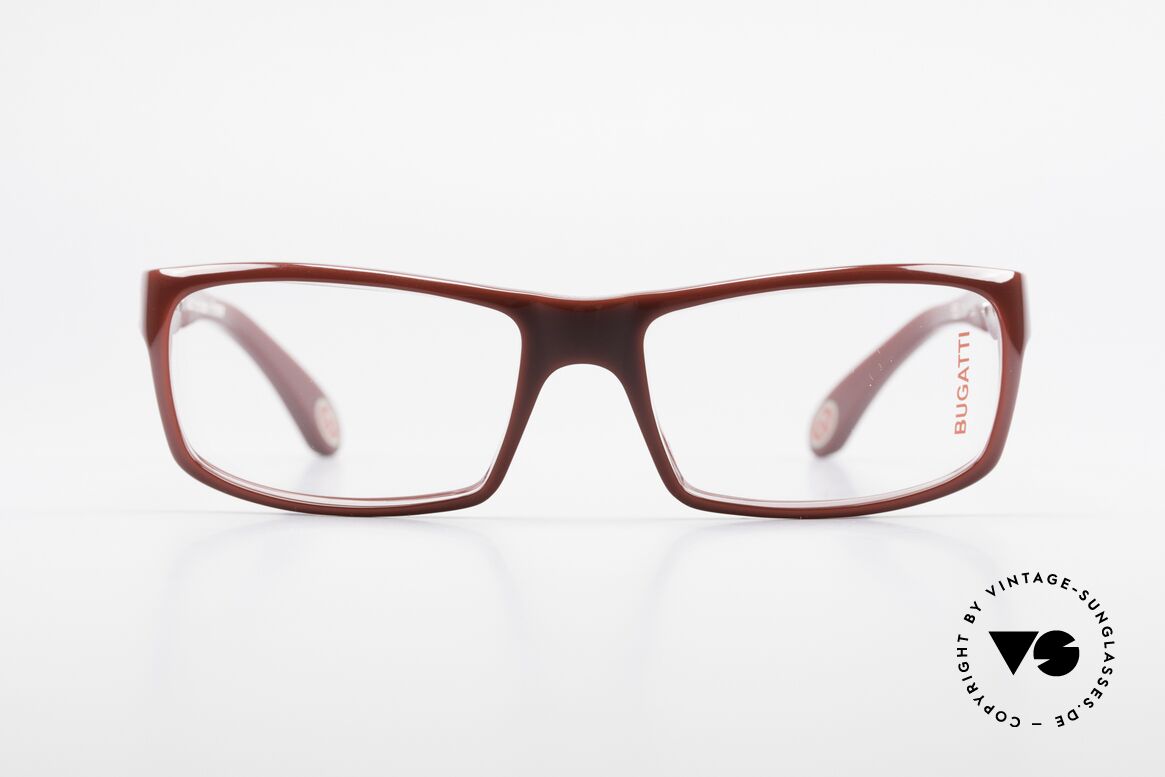 Bugatti 533 Men's Designer Luxury Glasses, striking plastic eyeglass-frame by BUGATTI, Made for Men