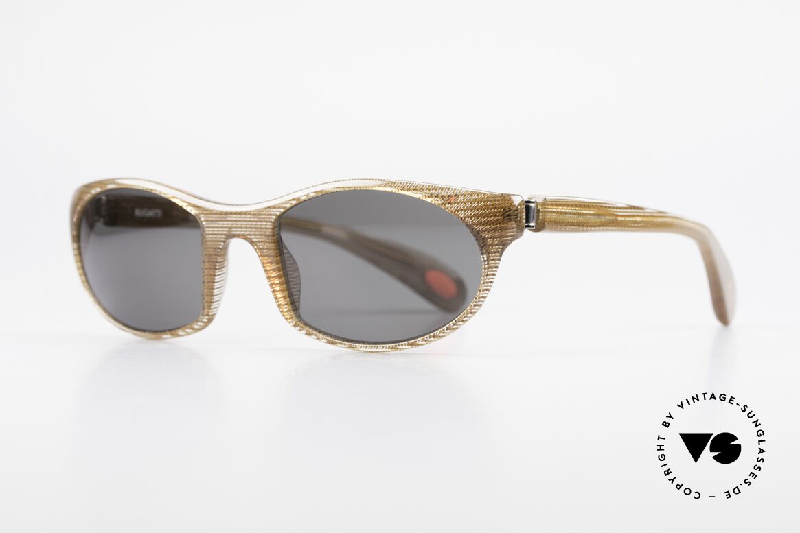 Bugatti 328 Odotype Rare Men's Designer Sunglasses, ergonomic frame with 180°-spring hinges!, Made for Men