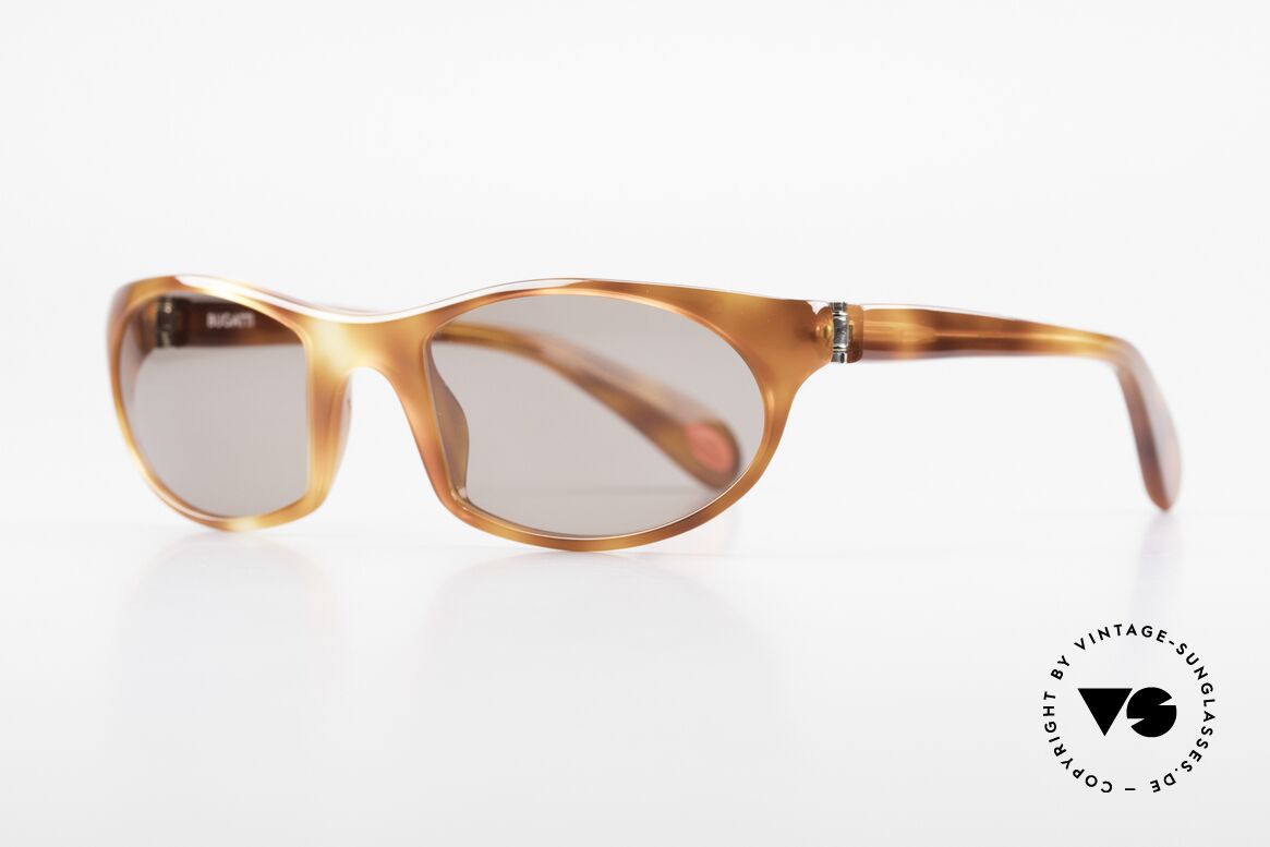 Bugatti 328 Odotype Sporty Designer Sunglasses, ergonomic frame with 180°-spring hinges!, Made for Men
