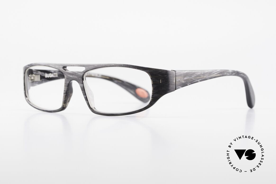 Bugatti 222 Striking Designer Spectacles, 1. class wearing comfort due to spring hinges, Made for Men