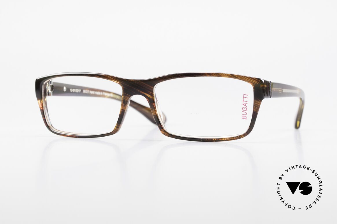 Bugatti 487 Striking Designer Eyeglasses, striking high-tech eyeglass-frame by BUGATTI, Made for Men
