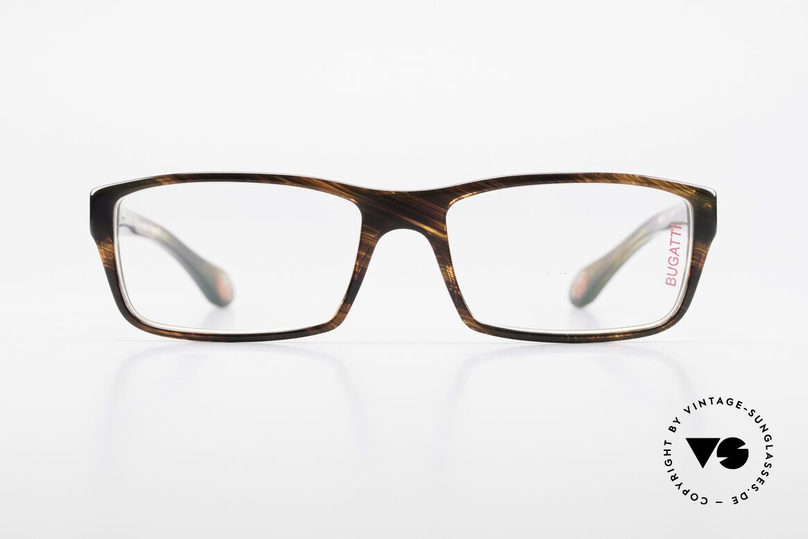 Bugatti 487 Striking Designer Eyeglasses, striking high-tech eyeglass-frame by BUGATTI, Made for Men