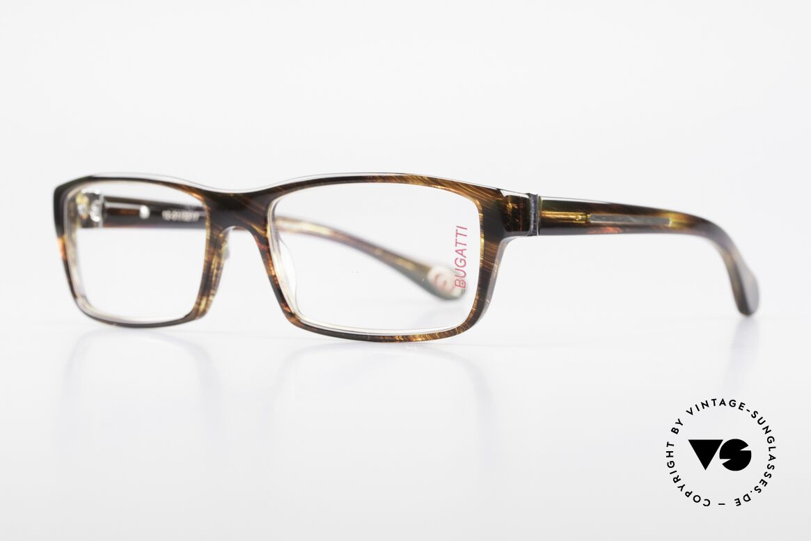 Bugatti 487 Striking Designer Eyeglasses, 1. class wearing comfort due to spring hinges, Made for Men