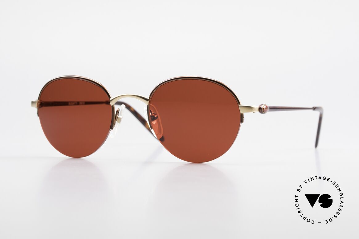Bugatti 26619 Round Bugatti Panto Glasses, rare Bugatti Panto designer sunglasses; size 49/21, Made for Men