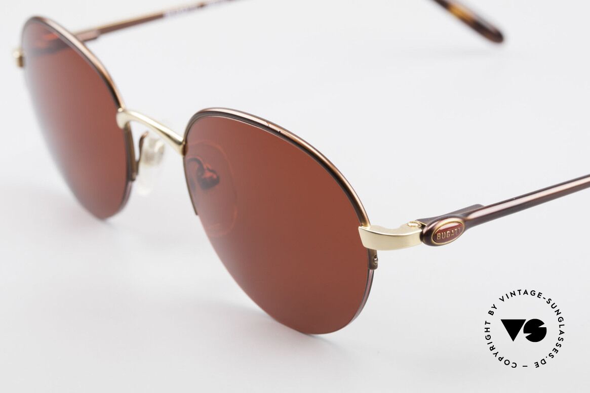 Bugatti 26619 Round Bugatti Panto Glasses, TOP-notch quality, made in France, around 1996/97, Made for Men