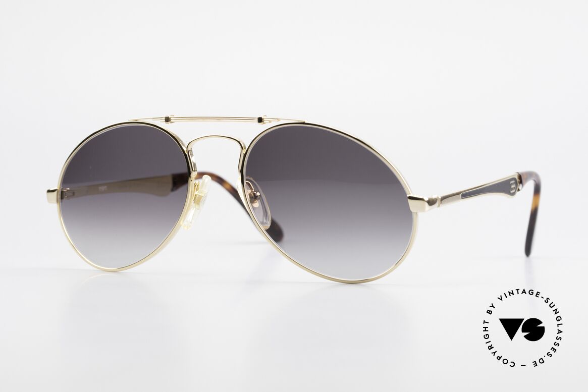 Bugatti 11911 80's Luxury Men's Sunglasses, vintage 80's men's sunglasses, large size 56/20, Made for Men