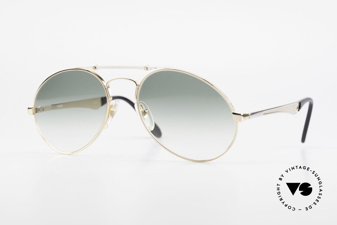 Bugatti 11908 80's Luxury Sunglasses XLarge, vintage 80's men's sunglasses in XL size 58/20, Made for Men