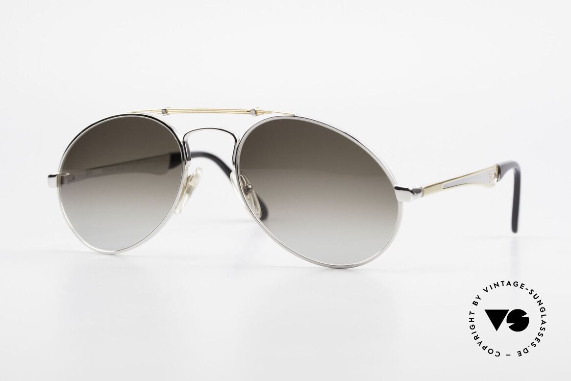 Bugatti 11909 80's Luxury Sunglasses Large, vintage 80's men's sunglasses; large size 56/20, Made for Men