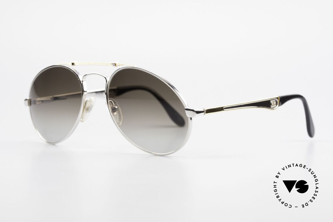 Bugatti 11909 80's Luxury Sunglasses Large, no tear drop, no aviator, but just Bugatti shape, Made for Men