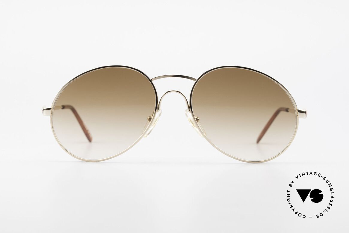 Bugatti 64947 Original 1980's XL Sunglasses, legendary classic "sad tear drop" shape by BUGATTI, Made for Men