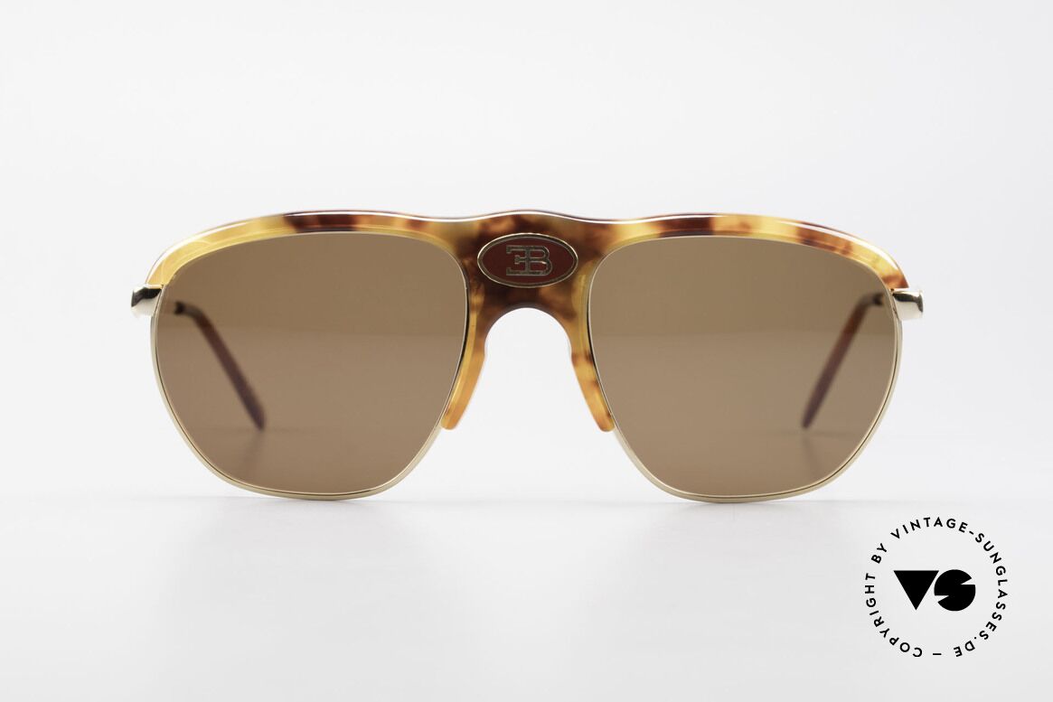 Bugatti 65218 Rare Old 70's Bugatti Glasses, noble tortoise-optic (true rarity from the late 70's), Made for Men