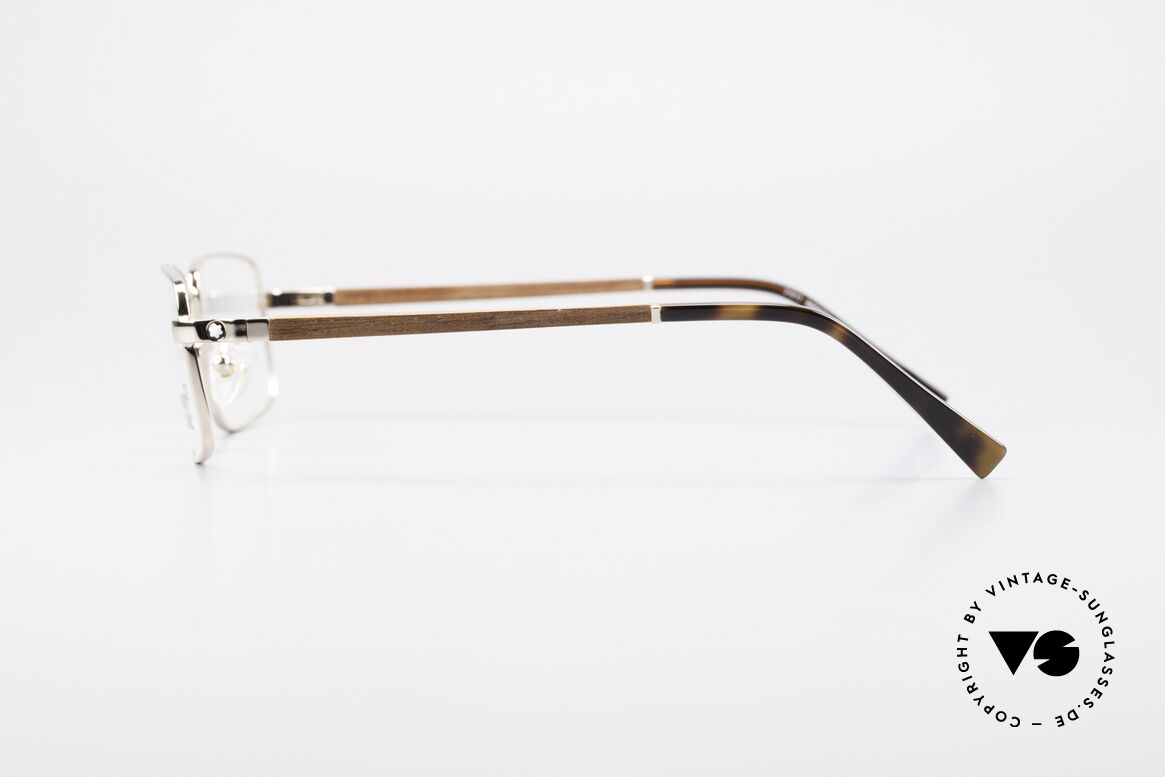 Montblanc MB389 Gold-Plated Wood Glasses Men, unworn rarity (with original packing by Mont Blanc), Made for Men