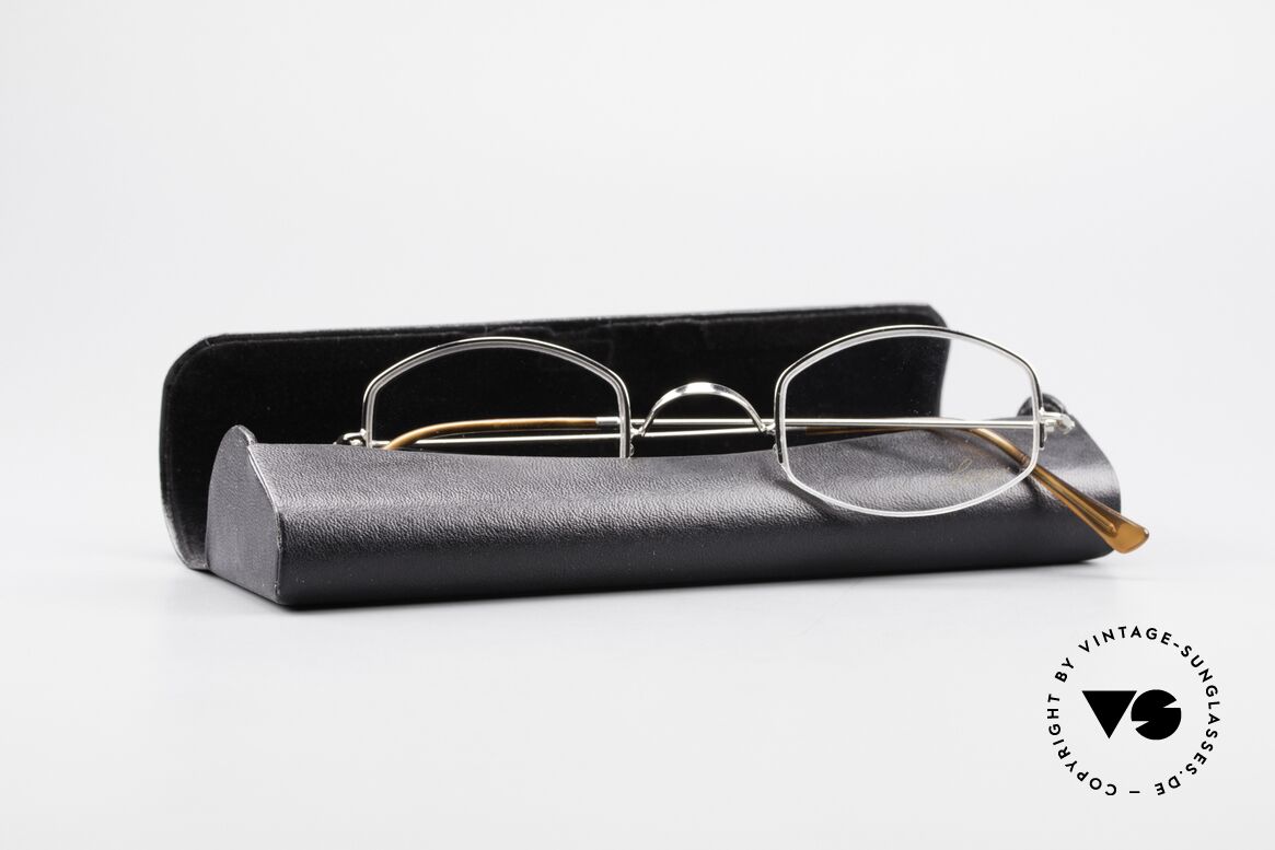 Lunor Classic Semi Rimless Vintage Frame, Size: extra small, Made for Men and Women
