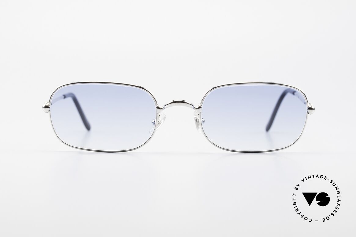 Cartier Deimios Square Shades Luxury Platinum, square CARTIER vintage sunglasses in size 52/21, 135, Made for Men and Women