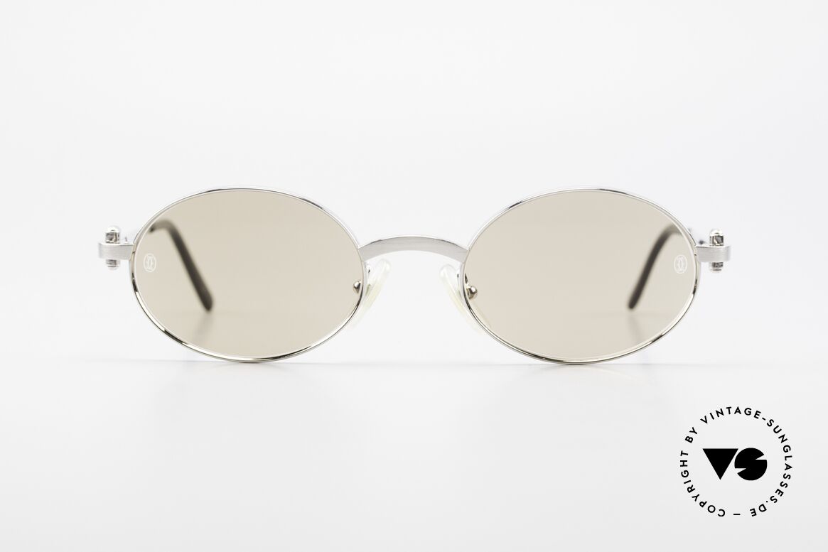 Cartier Spider Oval Luxury Sunglasses 90's, oval CARTIER vintage luxury sunglasses from 1999, Made for Men and Women