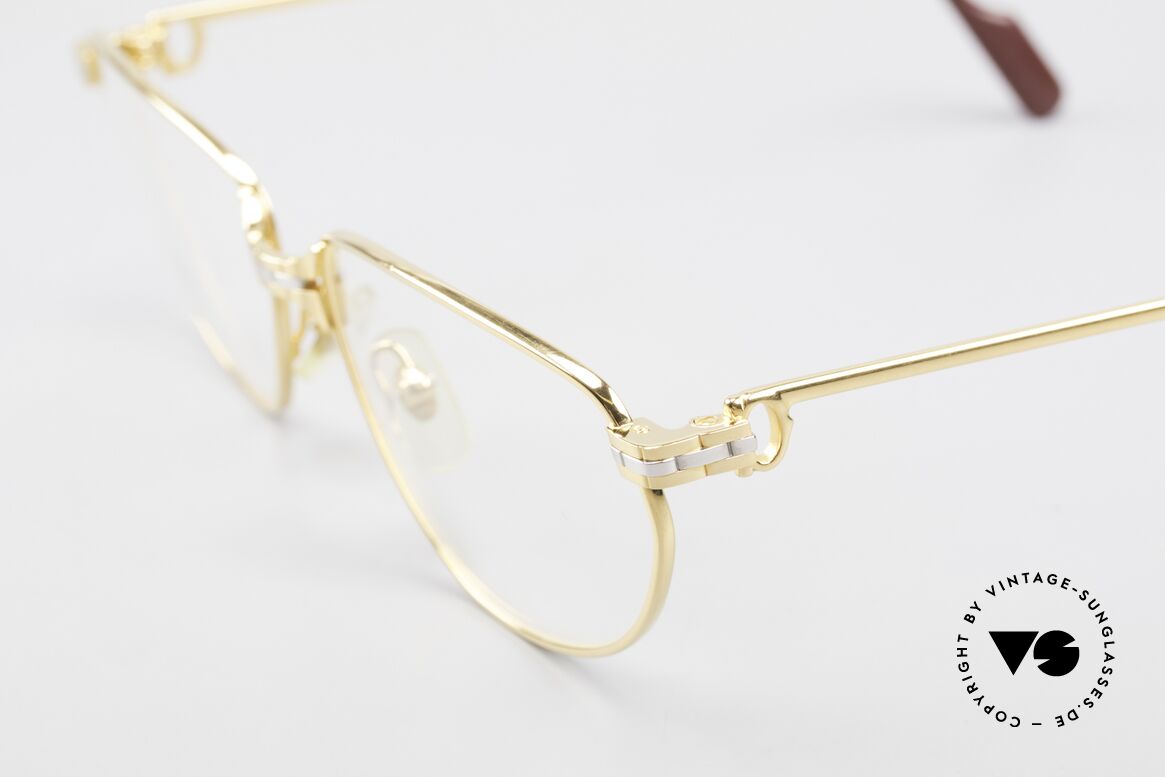 Cartier Panthere Windsor - S Old Eyeglasses 1990's Luxury, 22ct gold-plated finish (like all vintage Cartier originals), Made for Women