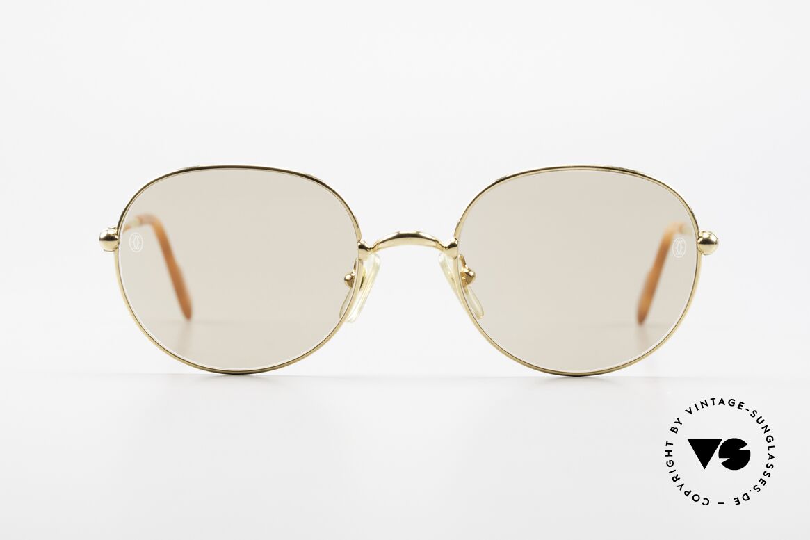 Cartier Antares Round 90's Luxury Sunglasses, SMALL round vintage Cartier sunglasses; timeless frame, Made for Men and Women