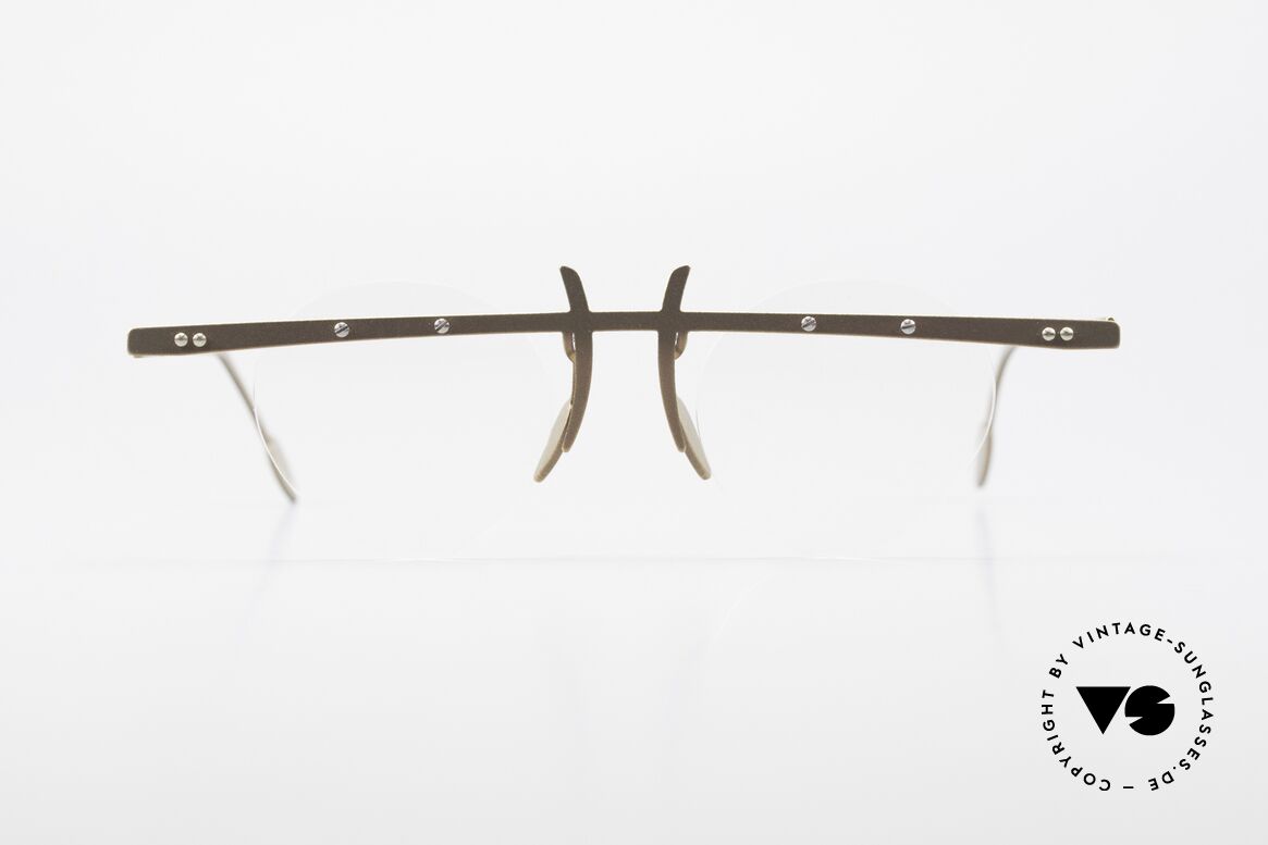 Theo Belgium Tita VI 9 Vintage Eyeglasses Titanium, founded in 1989 as 'anti mainstream' eyewear / glasses, Made for Men and Women