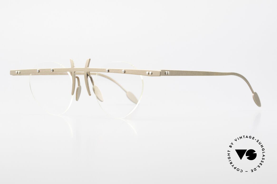 Theo Belgium Tita VI 9 Vintage Eyeglasses Titanium, TITA SERIES = L titanium frames by Theo from the 90's, Made for Men and Women
