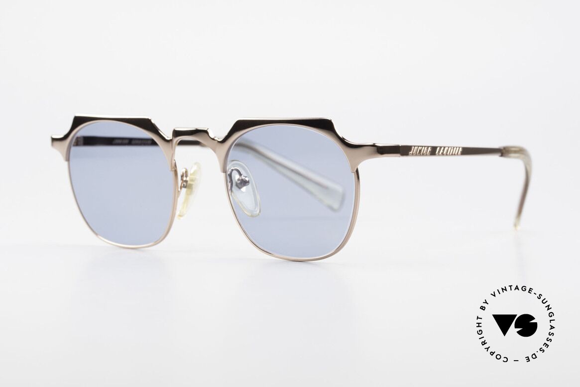 Jean Paul Gaultier 57-0171 Panto Designer Sunglasses, square interpretation of the classic "PANTO Design", Made for Men and Women