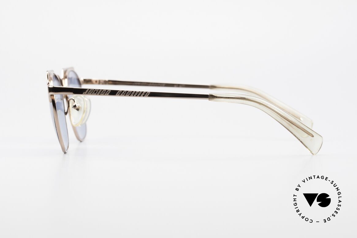 Jean Paul Gaultier 57-0171 Panto Designer Sunglasses, high-class & fancy frame finish in bronze-metallic, Made for Men and Women