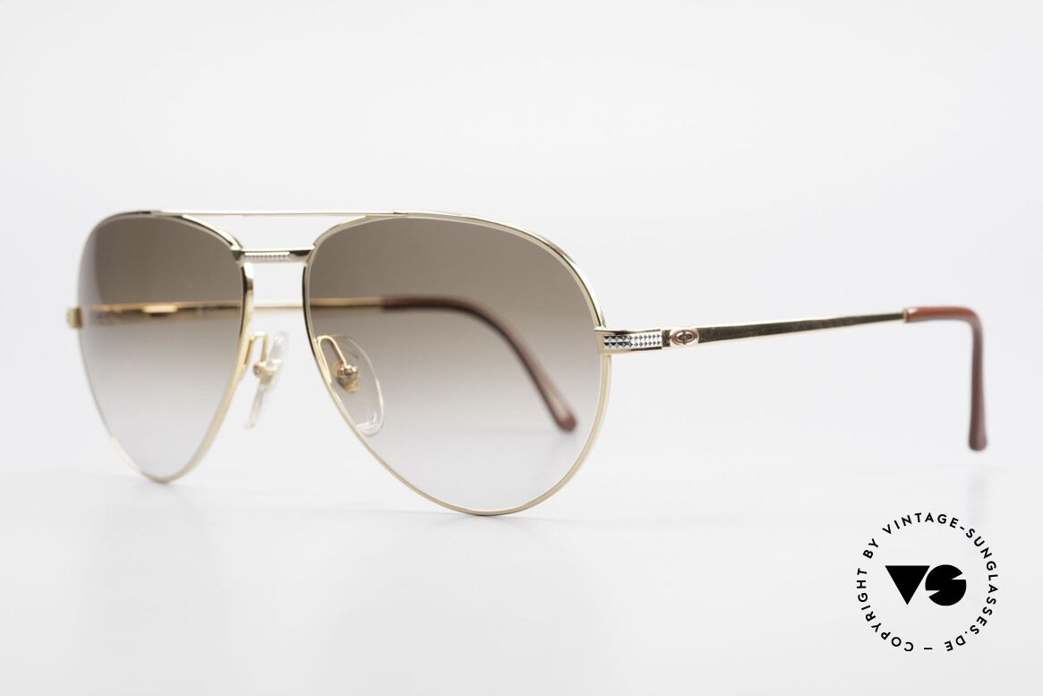 Christian Dior 2780 Gold-Plated 90's Aviator Frame, 1 class wearing comfort: flexible spring hinges, Made for Men