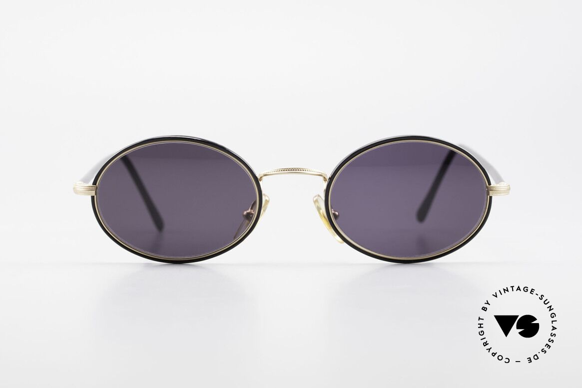 Cutler And Gross 0350 90's Oval Vintage Sunglasses, CUTLER and GROSS designer shades from the late 90's, Made for Men and Women